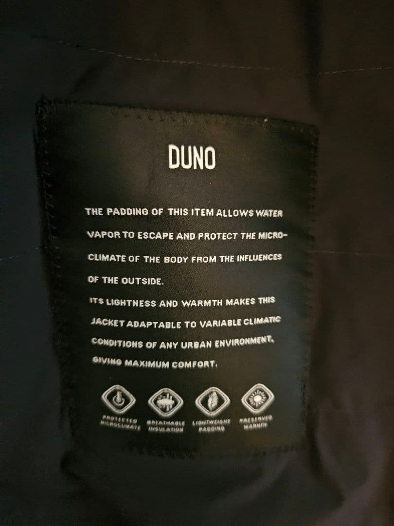 duno パーカーブルゾン