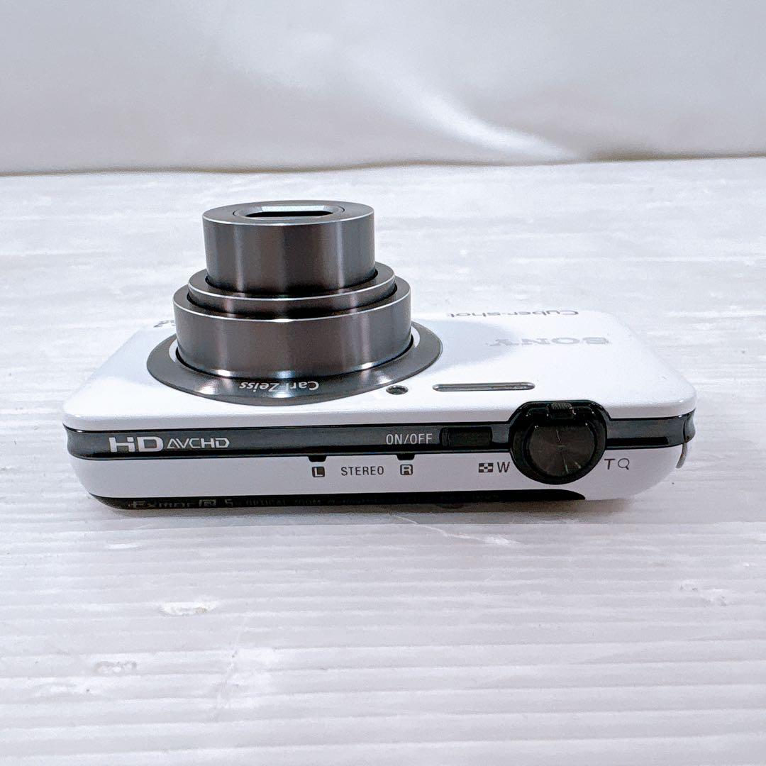 【極美品】Sony ソニー DSC-WX7 サイバーショット ホワイト デジカメ