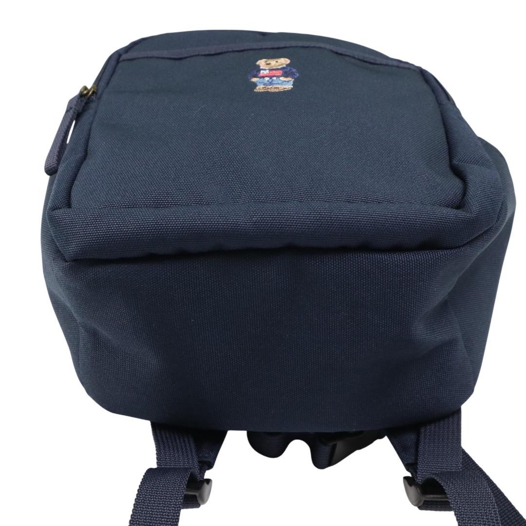 【極美品✨】ポロラルフローレン　ポロベア刺繍　リュック　キッズ　ネイビー　現行◎