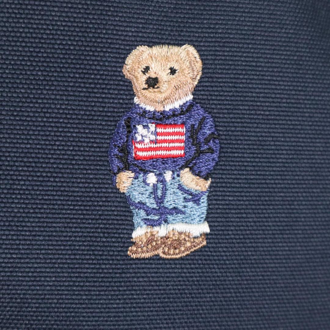 【極美品✨】ポロラルフローレン　ポロベア刺繍　リュック　キッズ　ネイビー　現行◎
