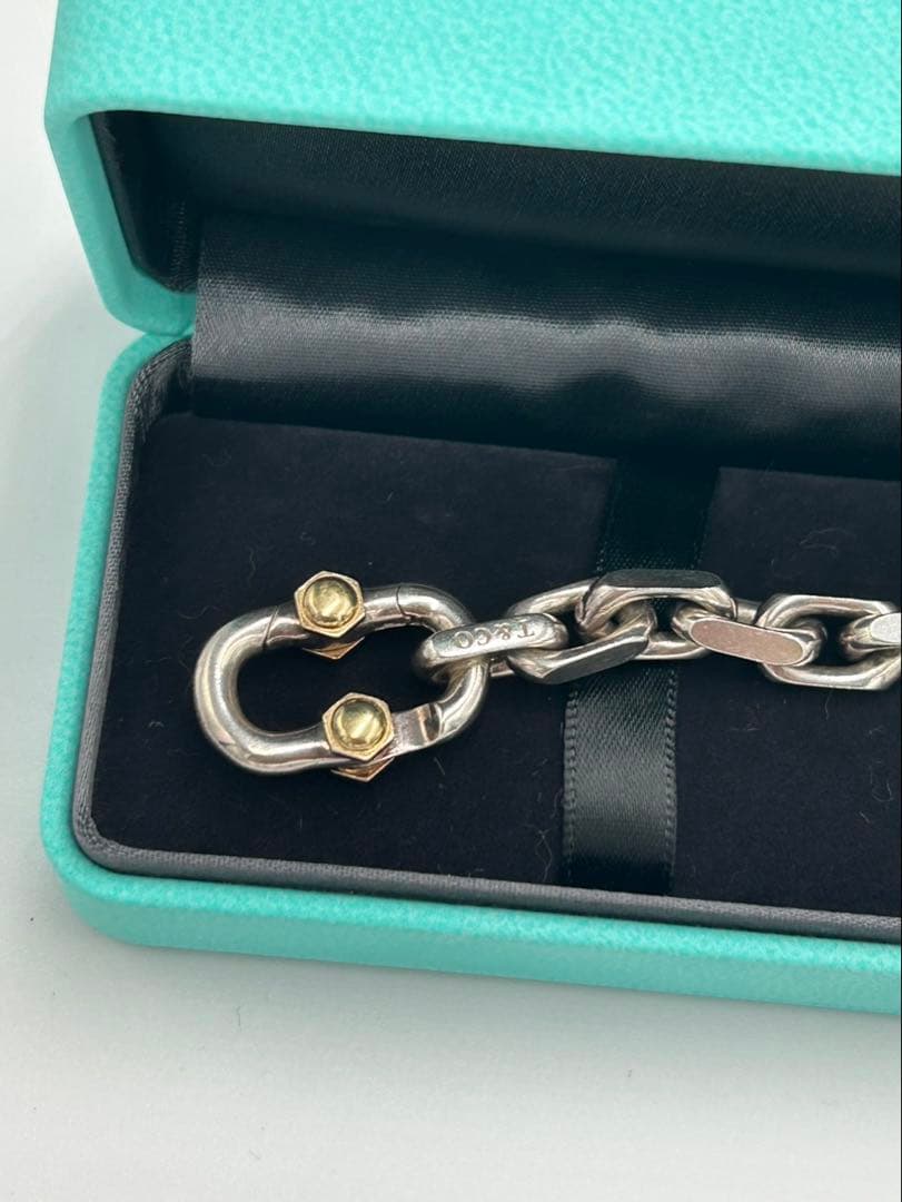 『飯島よしお』【美品】ティファニーメイカーズ　ワイドチェーン