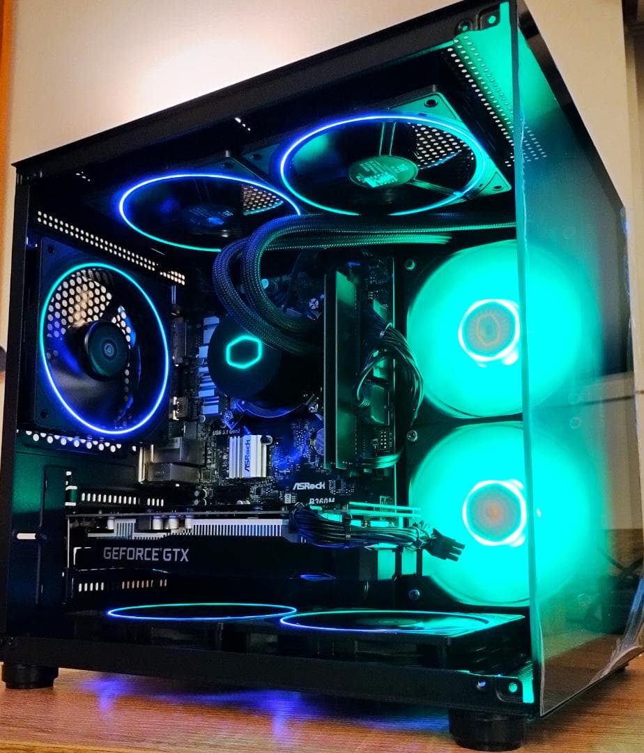 ゲーミングPC/i7 8700/GTX1660Ti/16G/SSD512G/水冷