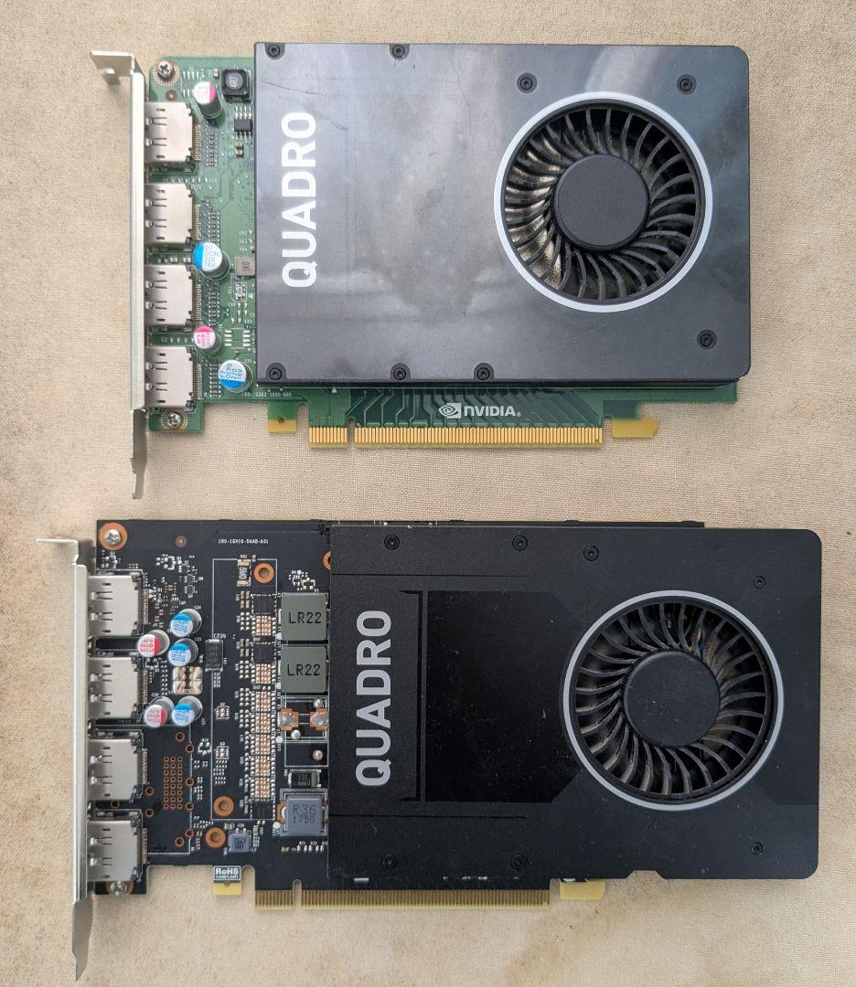 NVIDIA Quadro P2000 、M2000セット