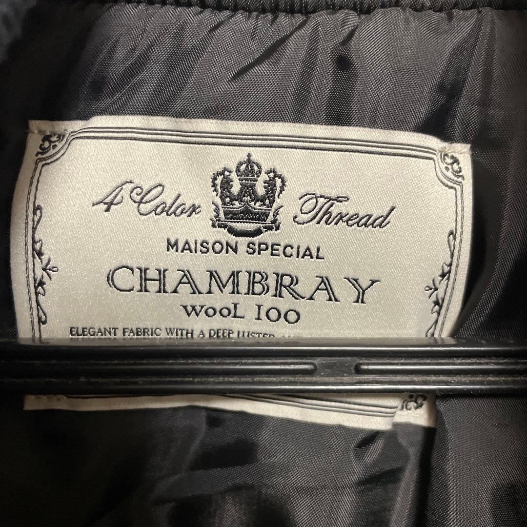 シャンブレーウール　プライムオーバージャケット