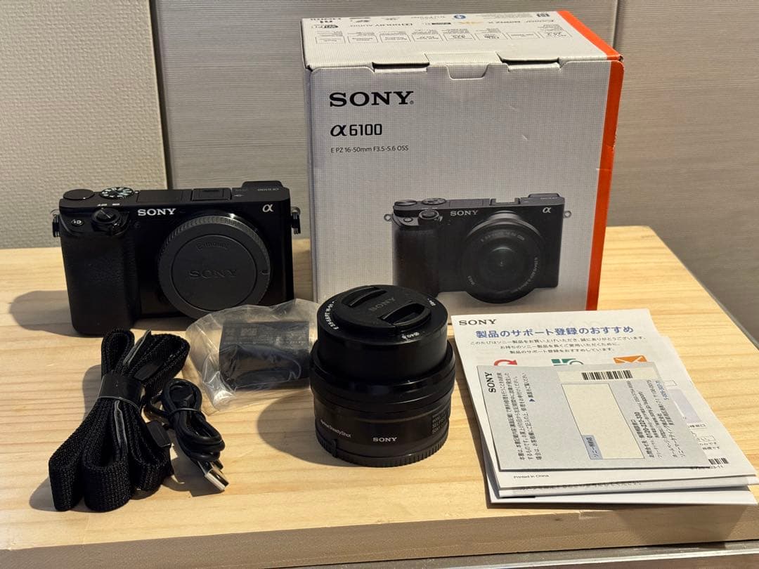 SONY α6100 ボディ＋E PZ 16-50mm レンズキット