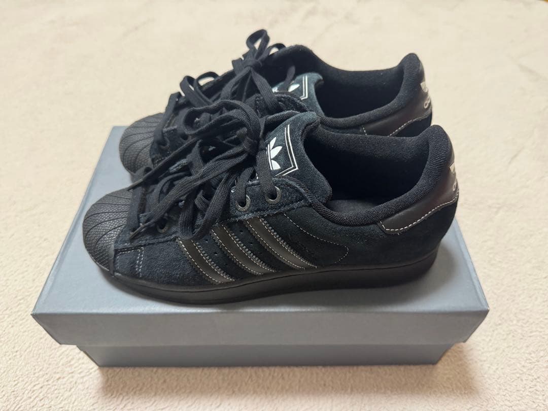adidas スーパースターII ブラック