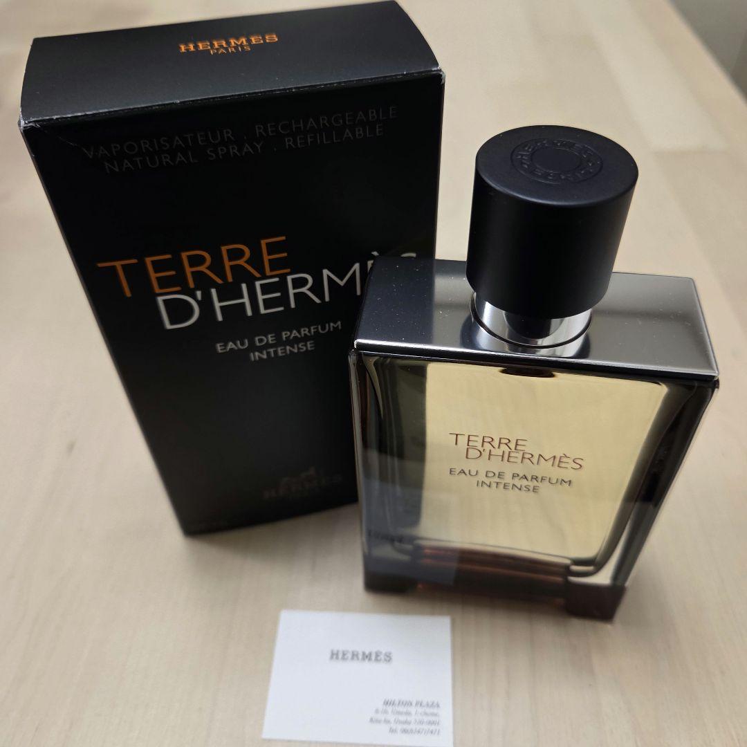 香水(男性用) TERRE D'HERMES Eau de Parfum Intense