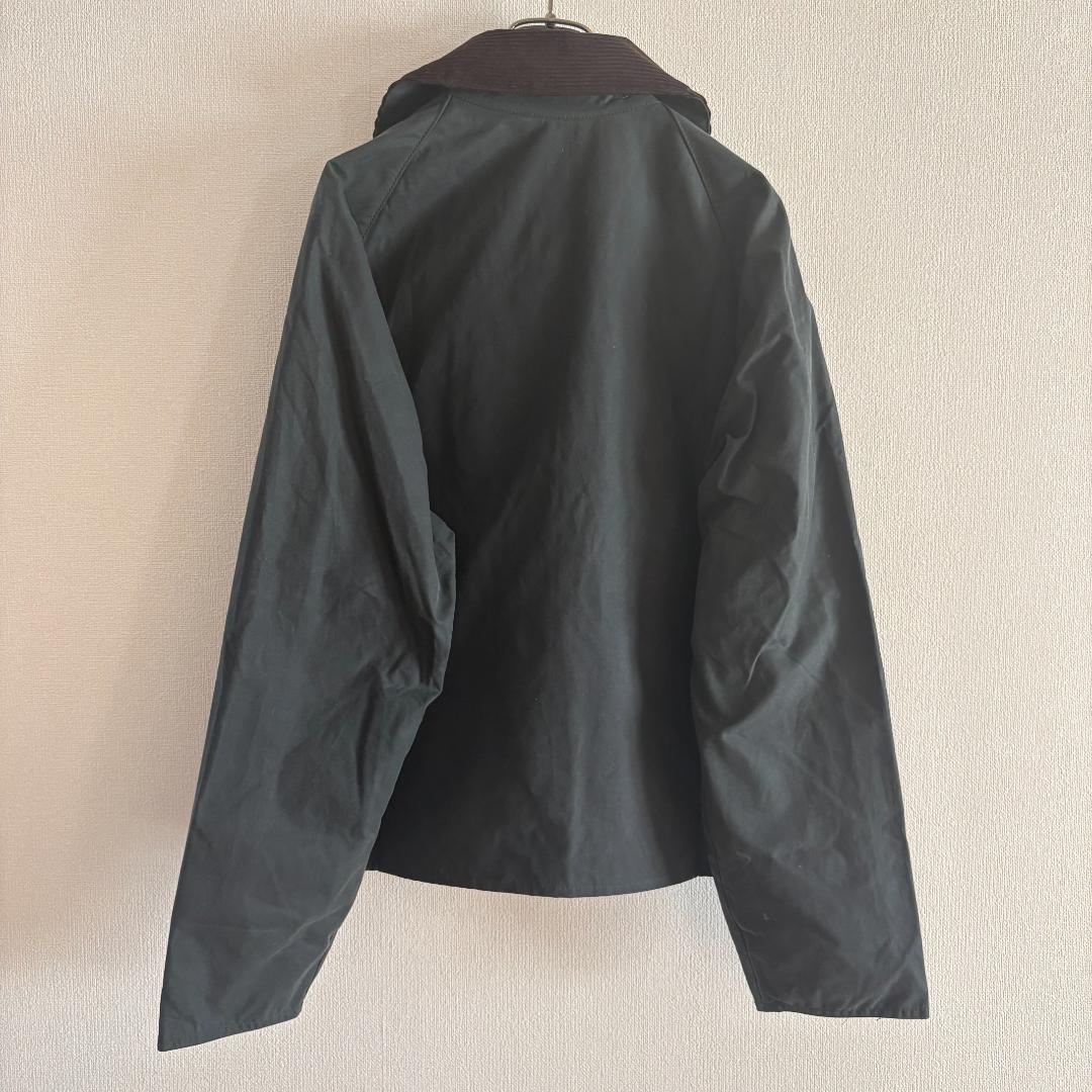 未使用 Barbour SPEY WAX ジャケット セージ L バブアー ②