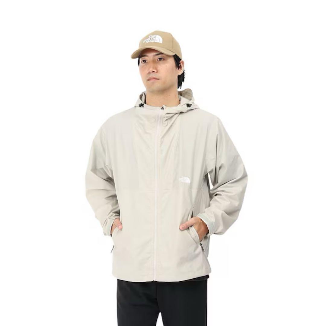 ノースフェイス コンパクトジャケット NP72530アイボリー XLサイズ