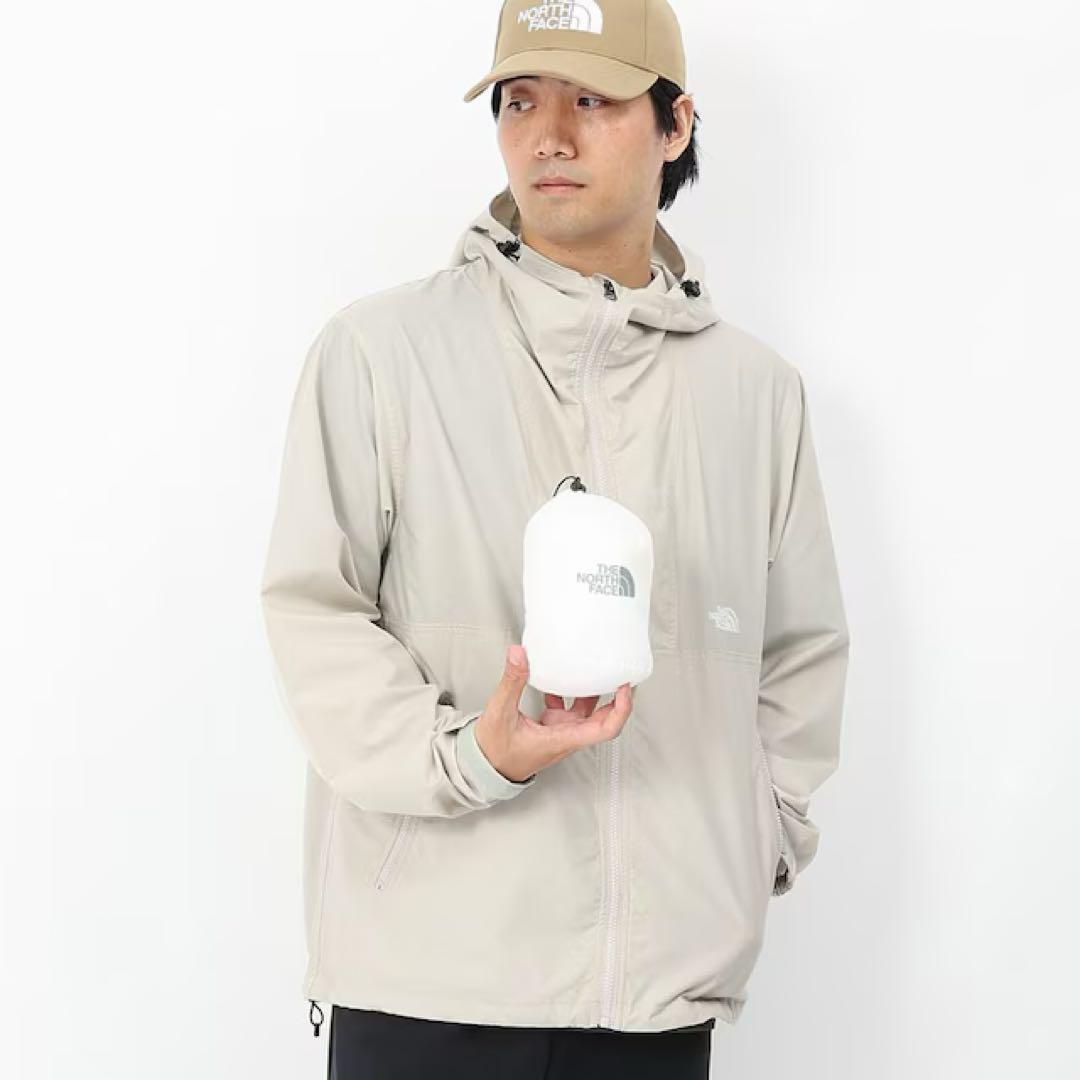 ノースフェイス コンパクトジャケット NP72530アイボリー XLサイズ