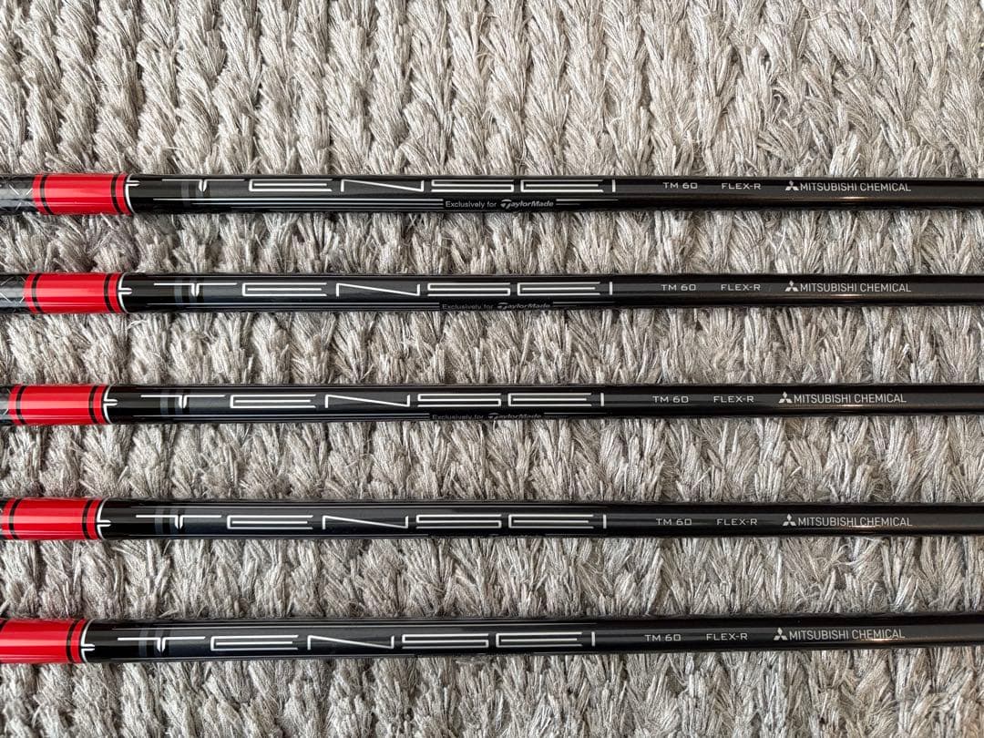 MITSUBISHI TENSEI 60 R アイアン シャフト 5本セット