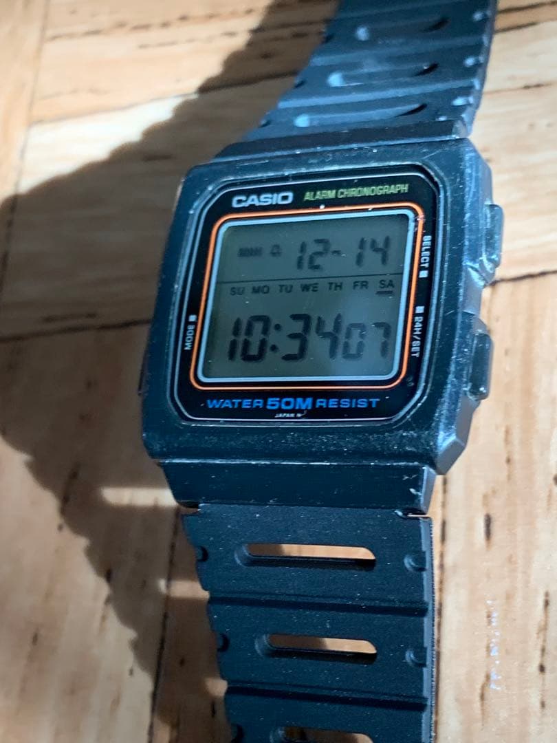 CASIO W-29 JAPAN N 1980年型腕時計