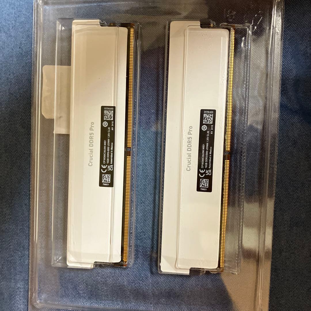 Crucial DDR5 Pro メモリー 2枚セット