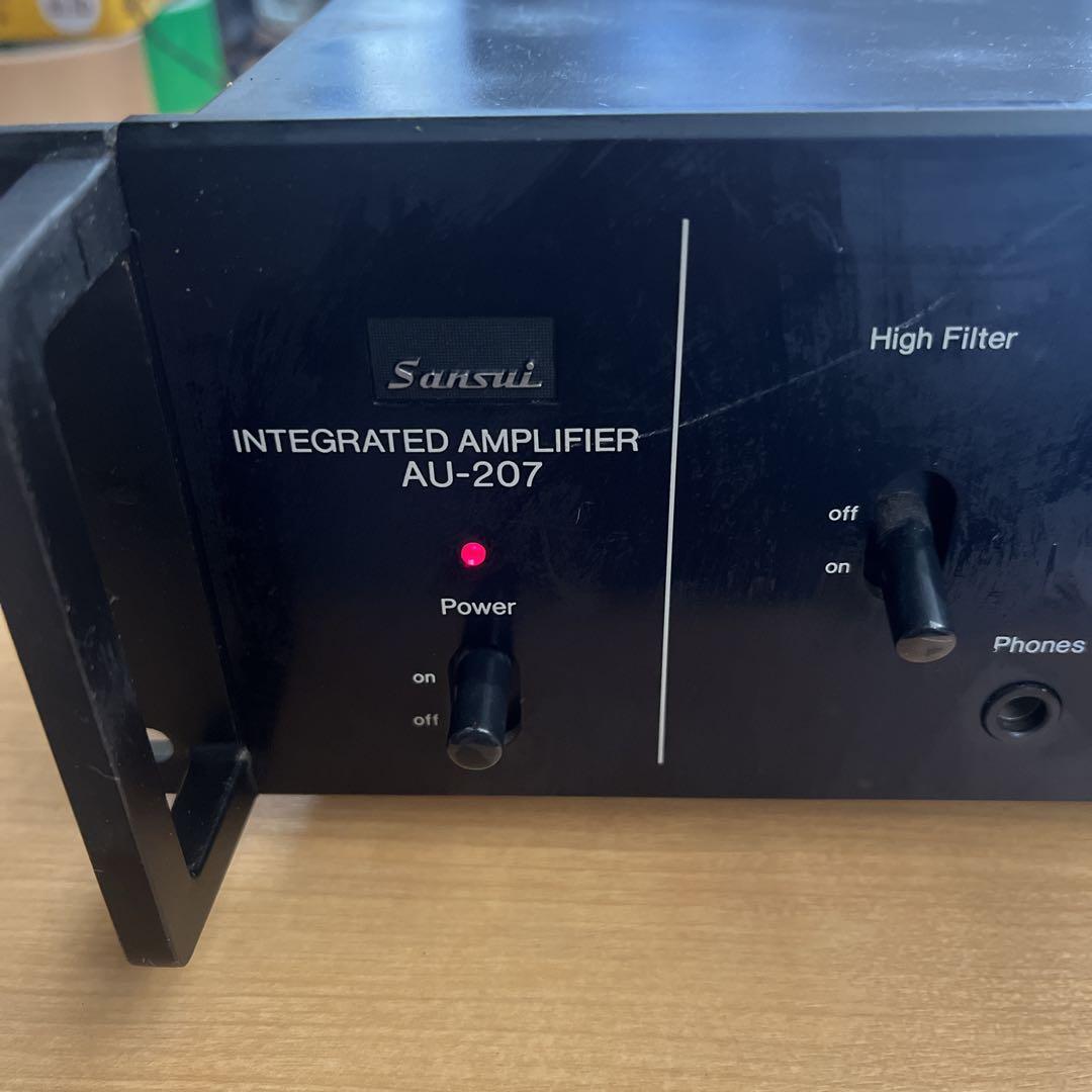 希少 Sansui/サンスイ 山水 プリメインアンプ AU-207ジャンク