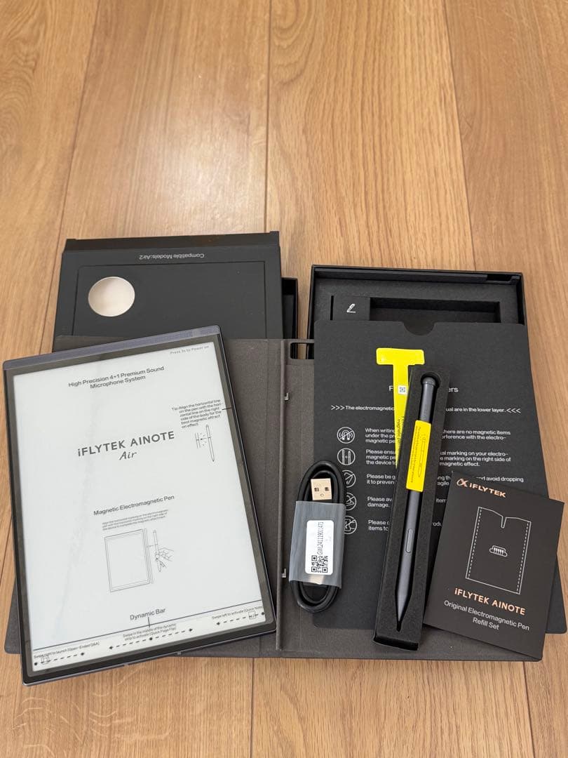 【美品】iFLYTEK AINOTE Air2 純正ケース・替芯4本セット