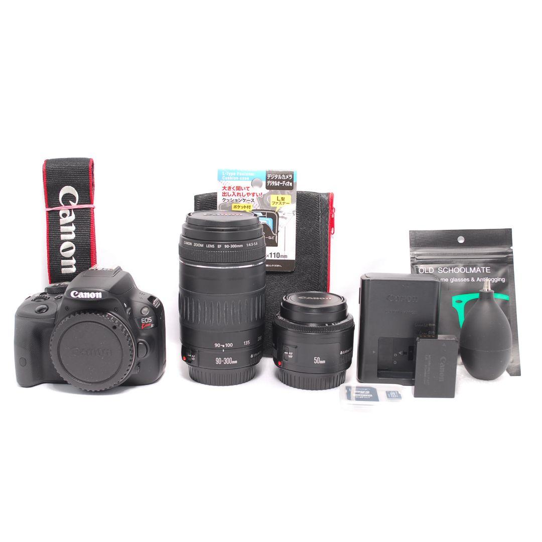 ❤即購入1000円OFF❤ Canon Kiss X7 単焦点 × 超望遠レンズ