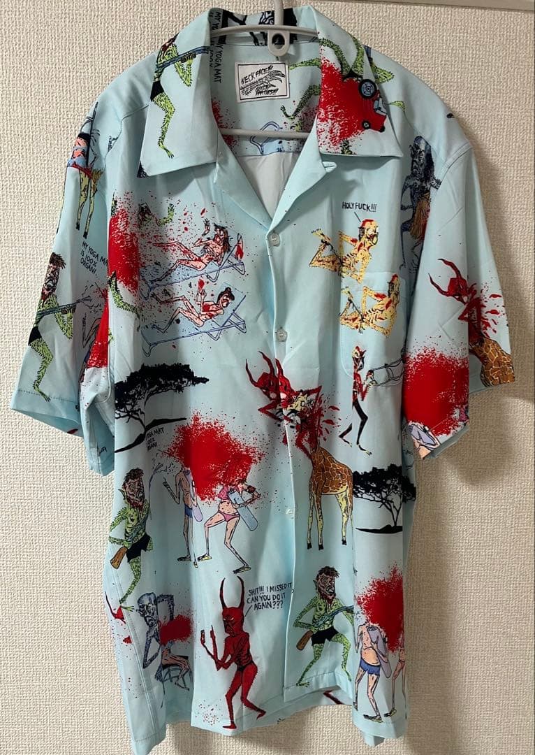 WACKO MARIA×NECK FACE アロハシャツ