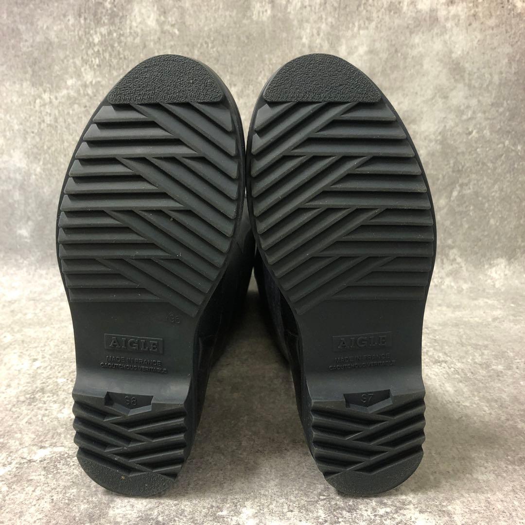 フォロー割■AIGLE BLUEBLUレインブーツ ネイビー ハリランH.R.M