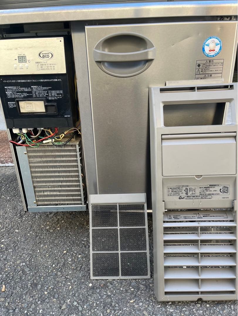 【動確済み】2018年 フクシマ 業務用冷凍庫 AYC-081FM 100V