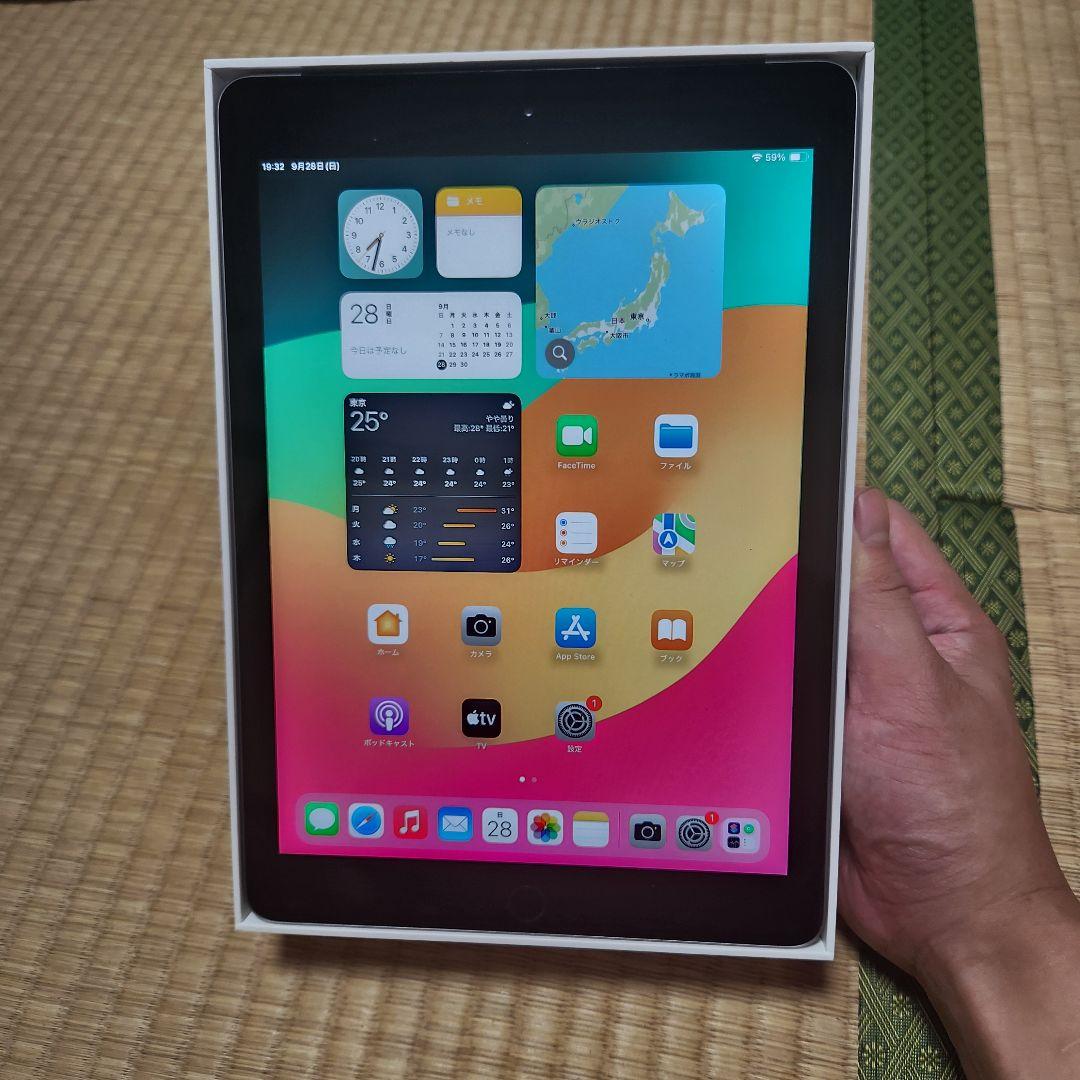 Apple iPad 第６世代バッテリー容量91% Simフリー