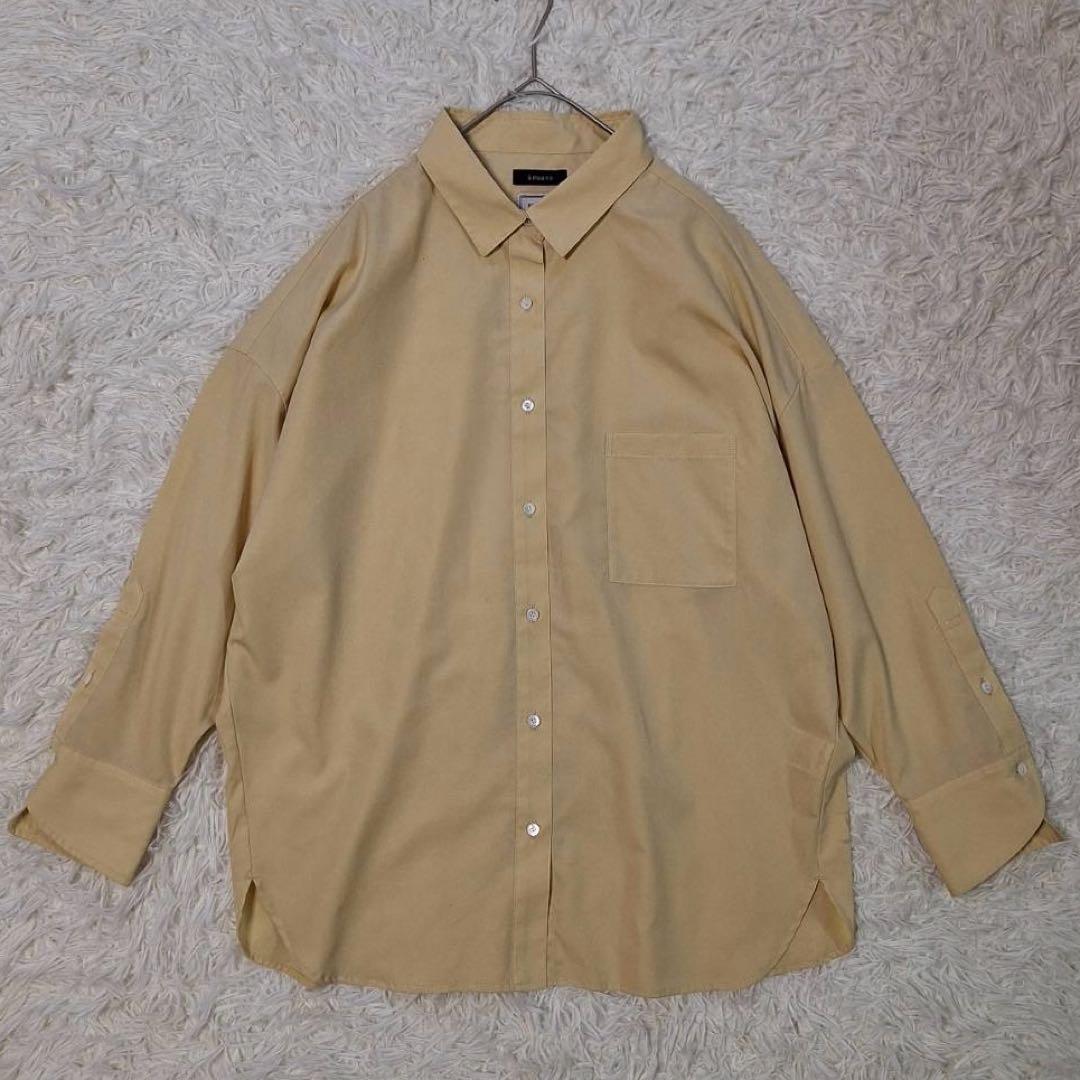 美品✨アニュアンス 定番 スタンダードシャツ プレミアムファブリック イエロー