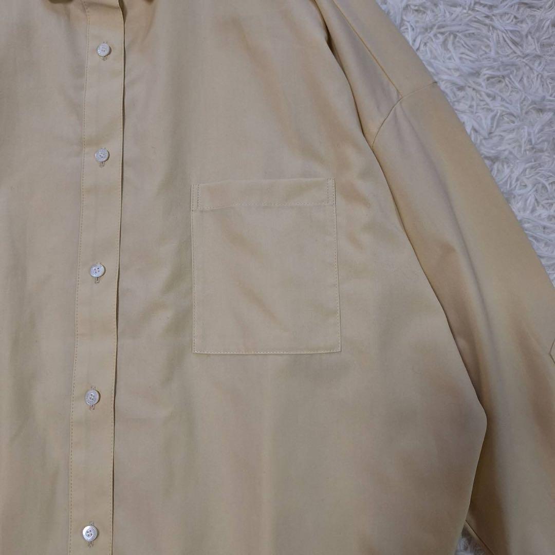 美品✨アニュアンス 定番 スタンダードシャツ プレミアムファブリック イエロー