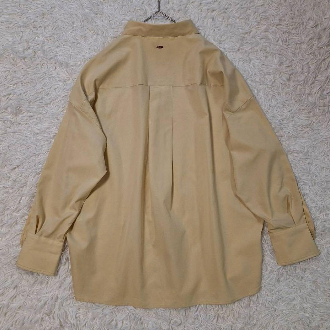 美品✨アニュアンス 定番 スタンダードシャツ プレミアムファブリック イエロー