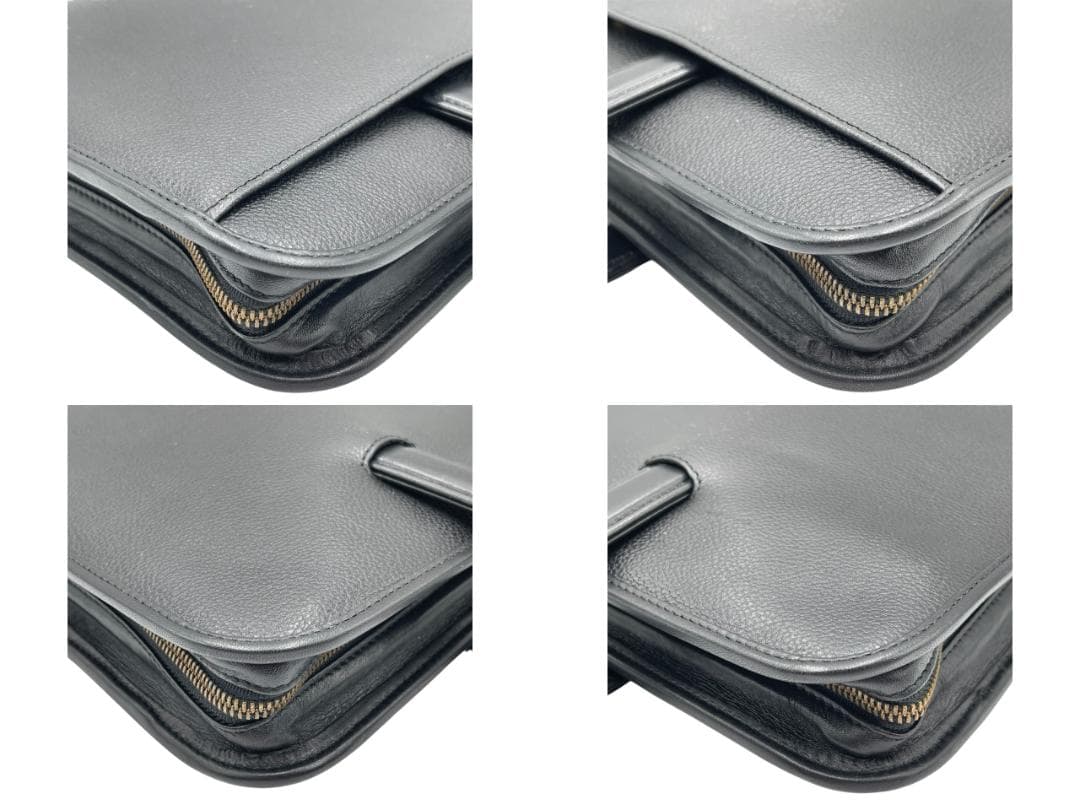 GIVENCHY/ジバンシィ レザー ブリーフケース ビジネスバッグ ブラック