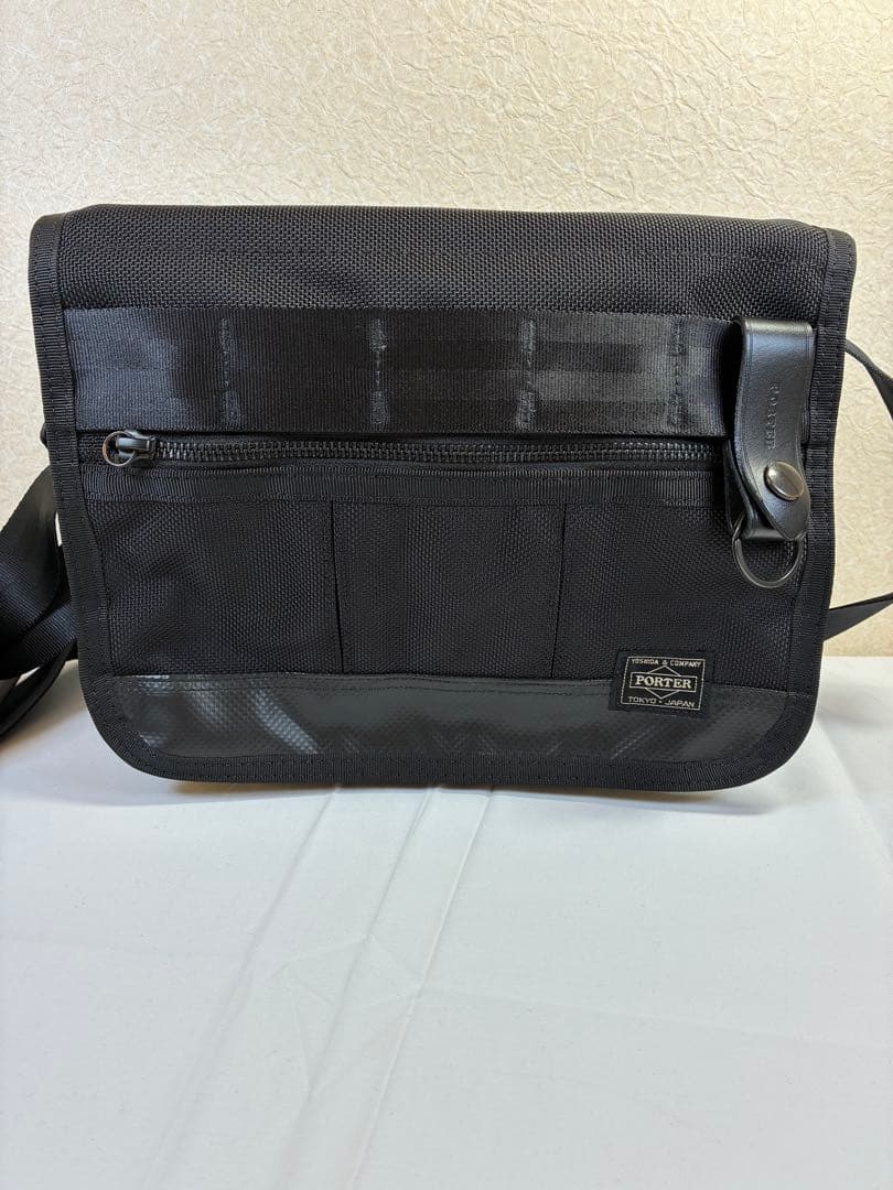 [未使用級] PORTER HEAT メッセンジャーバッグ 黒