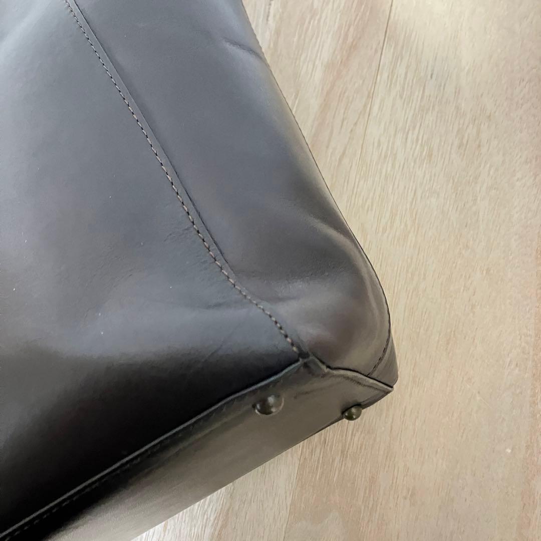 マザーハウス✨アンティーク✨キャリア トート✨定価4.3万円✨A4/PC可✨美品