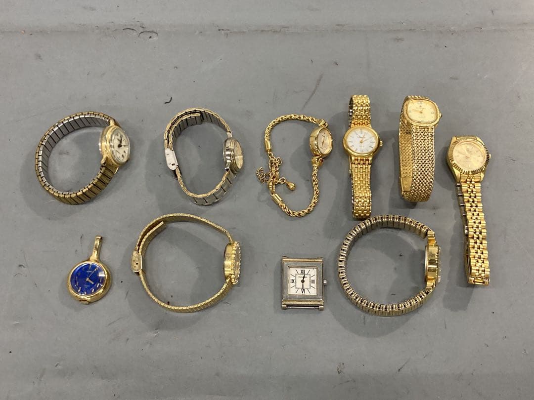 時計まとめ 約10点 SEIKO サンローラン等 ゴールド系
