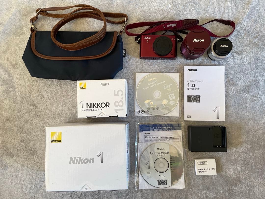 【美品】Nikon1 J3、NIKKOR18.5mmセット