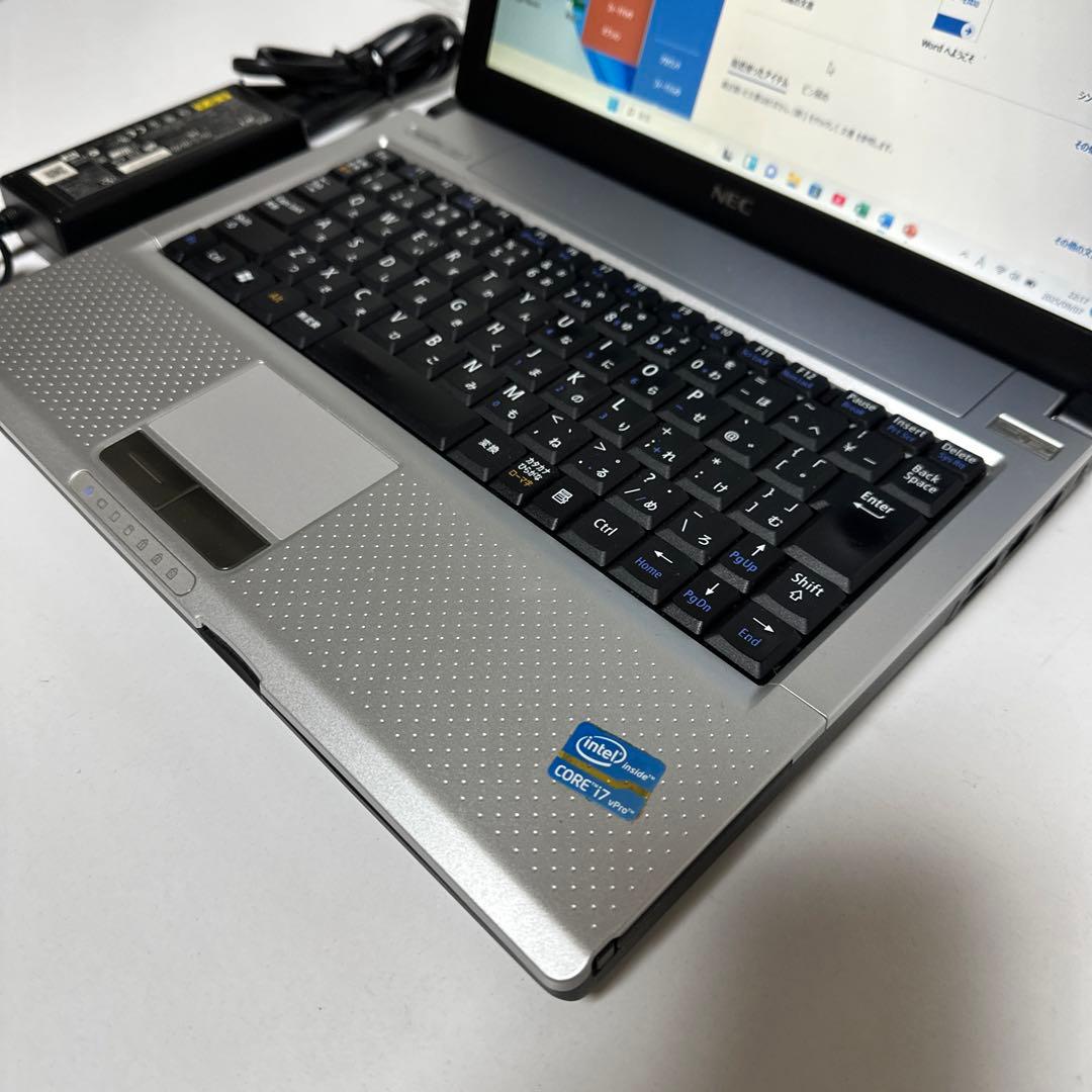 Windows11 オフィス2024年　Core i7 高速起動SSD NEC