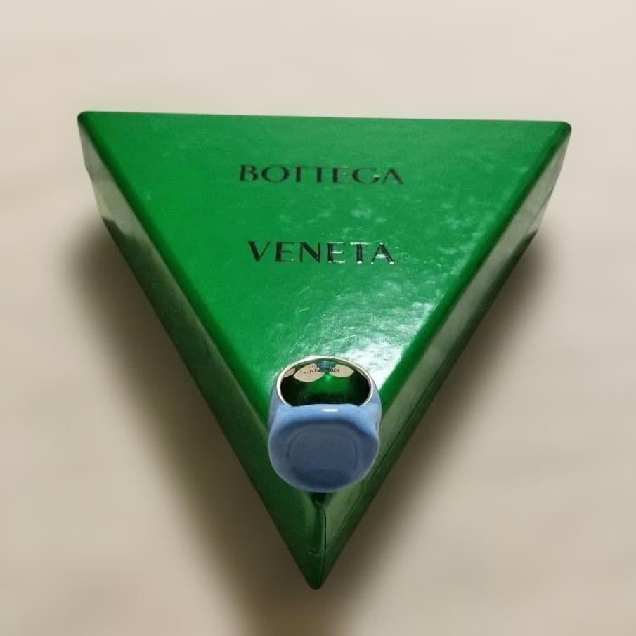 美品 BOTTEGA VENETA ボッテガヴェネタ シールリング 15号