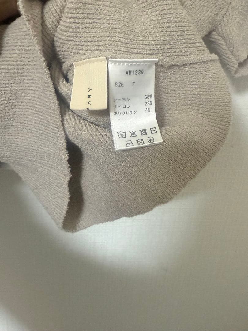 andmary Natalie ribbon set beige 正規品