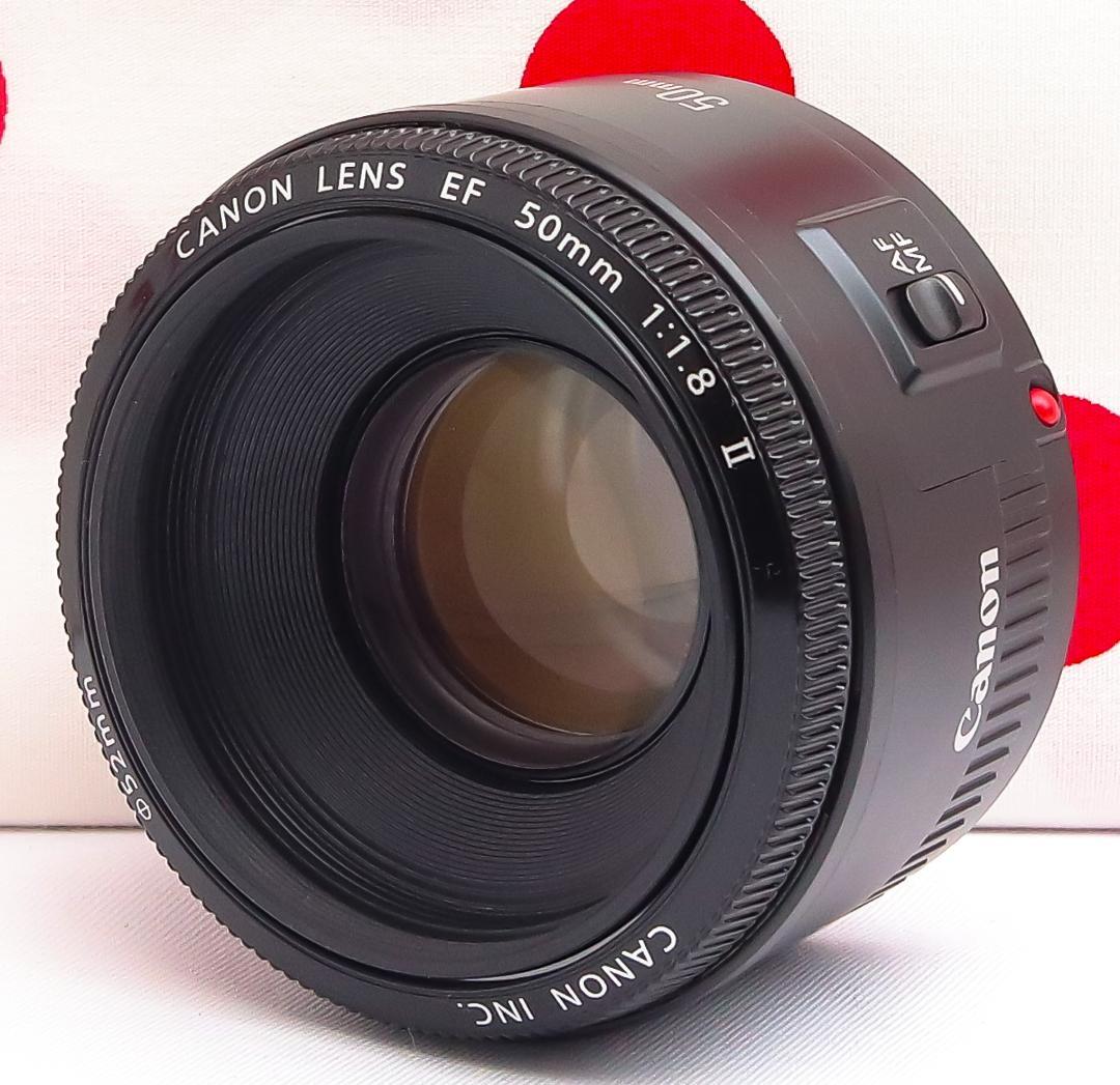 美品 Canon EF 50mm F1.8 II❤大人気単焦点レンズ❤神レンズ