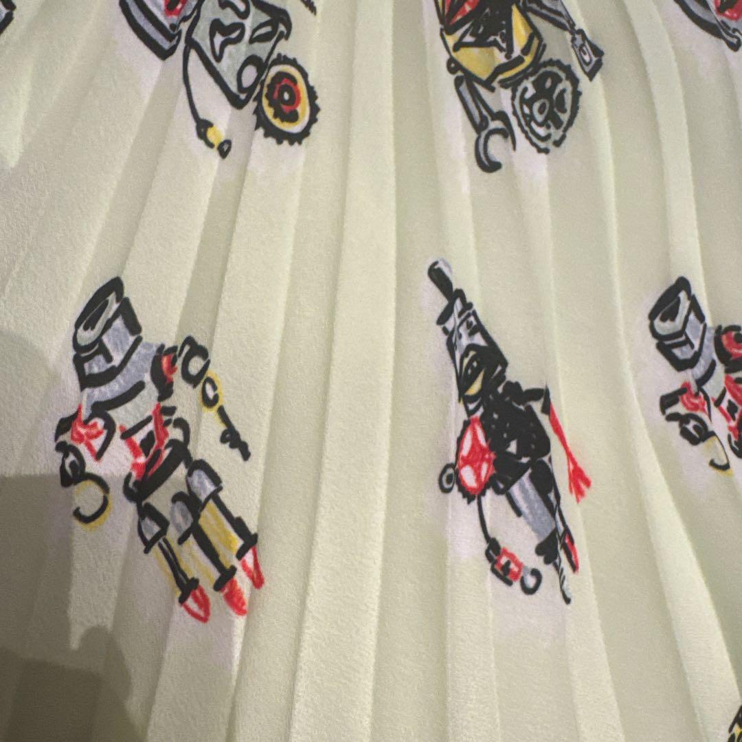 PRADA プラダロボット柄 プリーツスカート38
