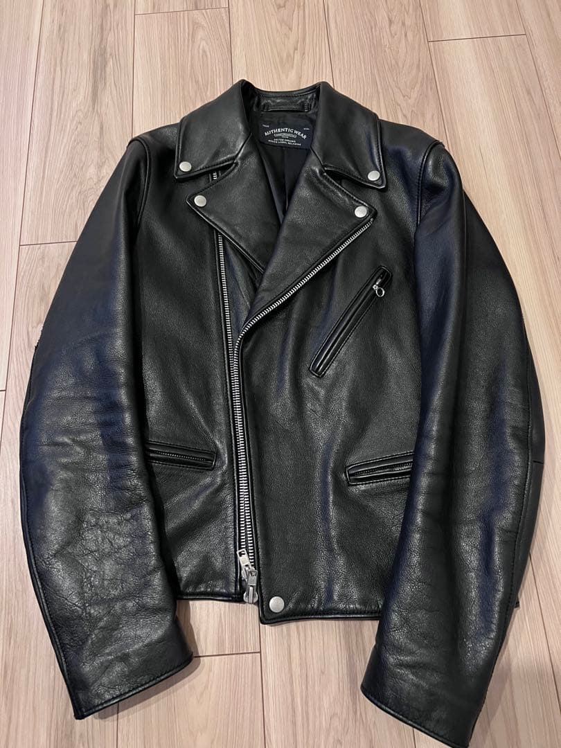 green label relaxing ダブルライダースジャケット　牛革