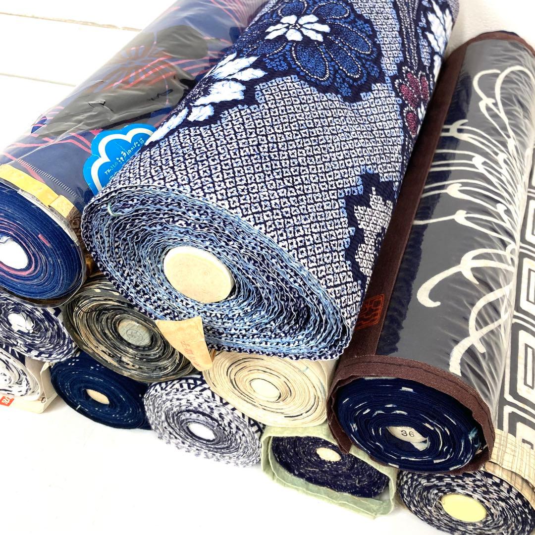 佐藤 【TAMA屋】全て浴衣反物 注染 まとめ11点 TM2111