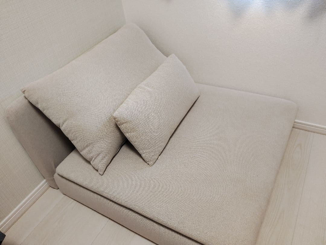 IKEA イケア ソーデルハムン 1人掛け ソファ ライトベージュ 美品