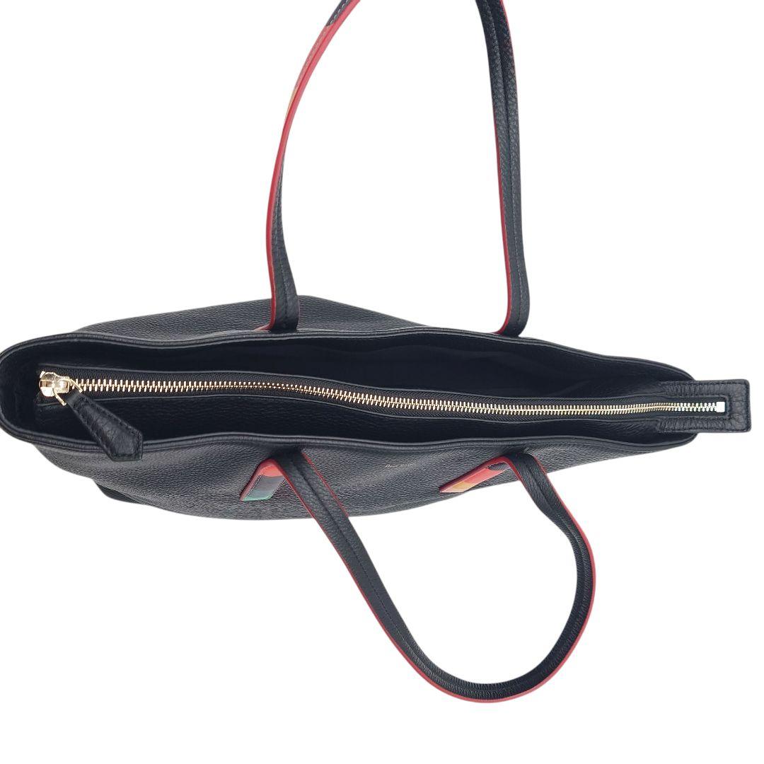 【極美品】ポールスミス　レザー トートバッグ マルチカラー 　メンズ　レディース