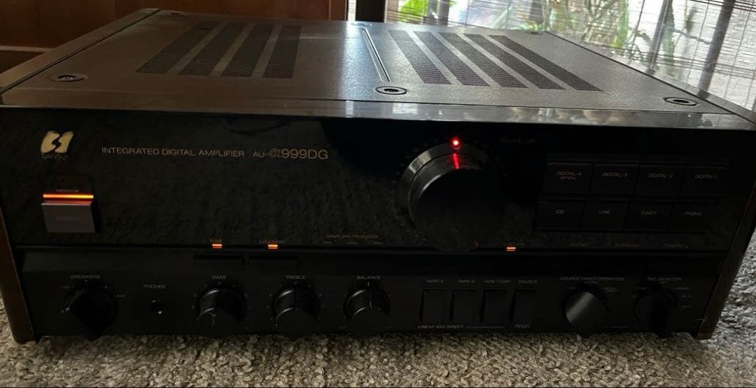 【通電確認のみ】SANSUI 山水 サンスイ AU-α999DGプリメインアンプ