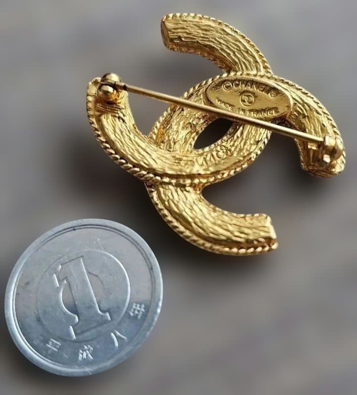 CHANEL シャネル　ブローチ　ココマーク　ヴィンテージ