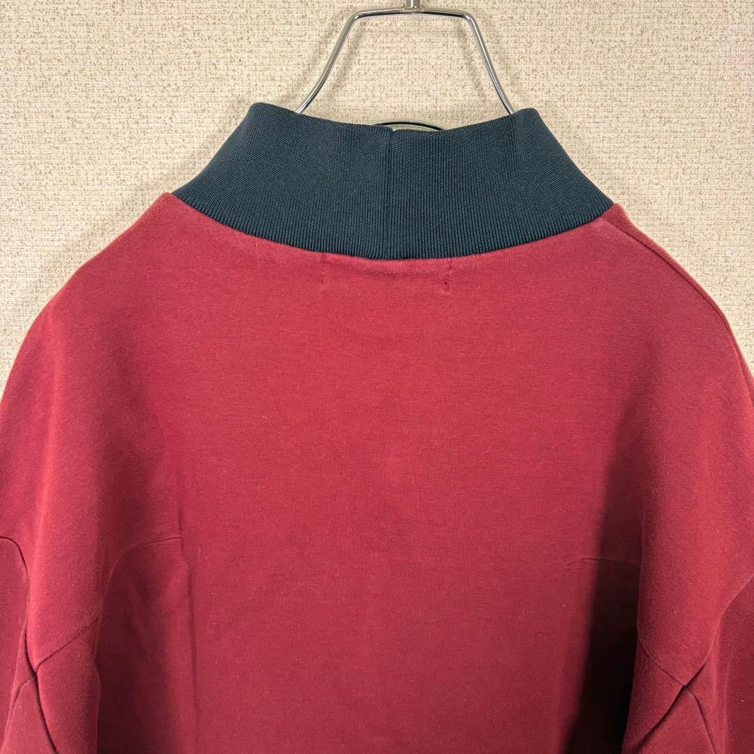 CULLNI 2020SS別注ロゴ刺繍モックネックプルオーバースウェット