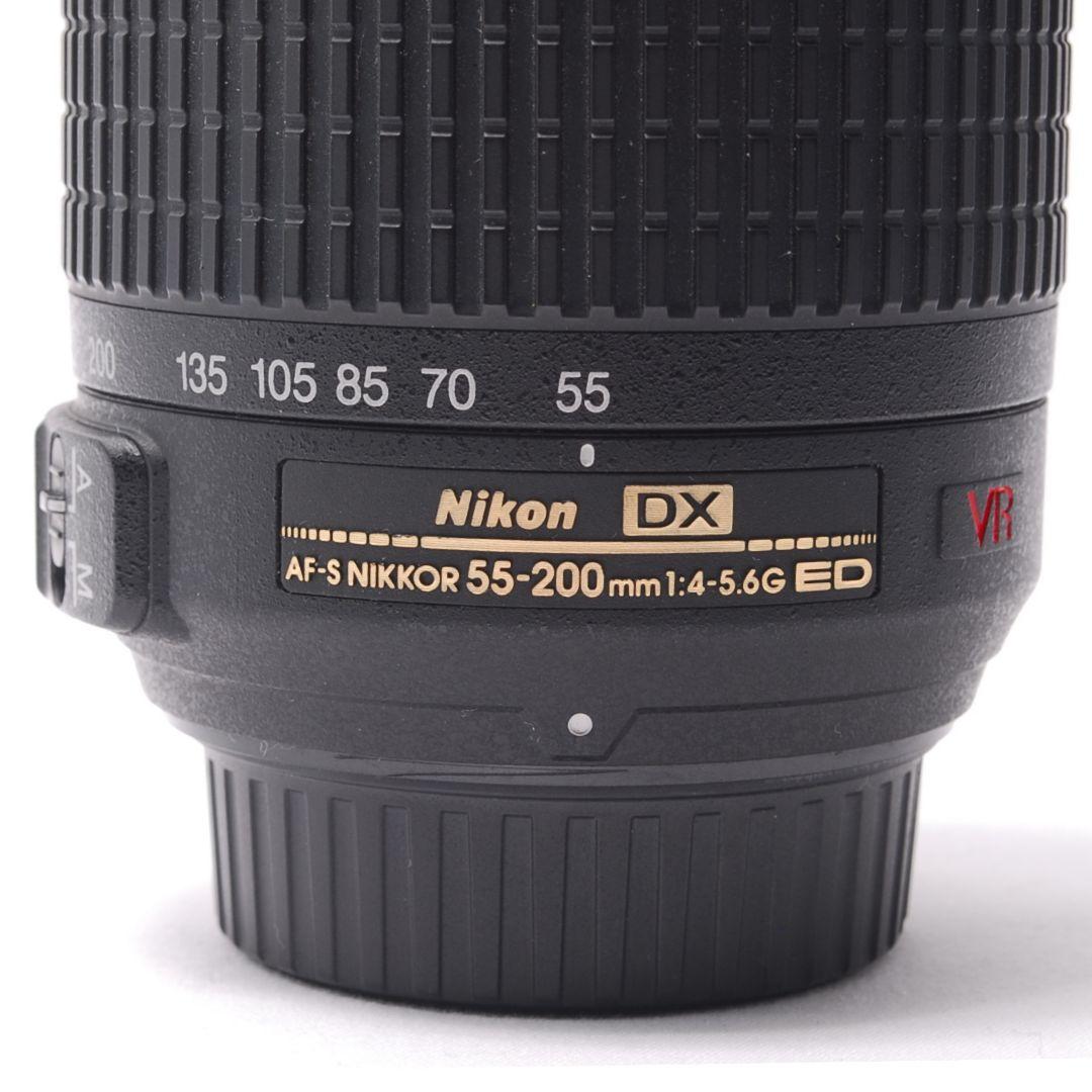 ニコン Nikon AF-S 55-200mm VR 望遠レンズ 手ブレ補正付き
