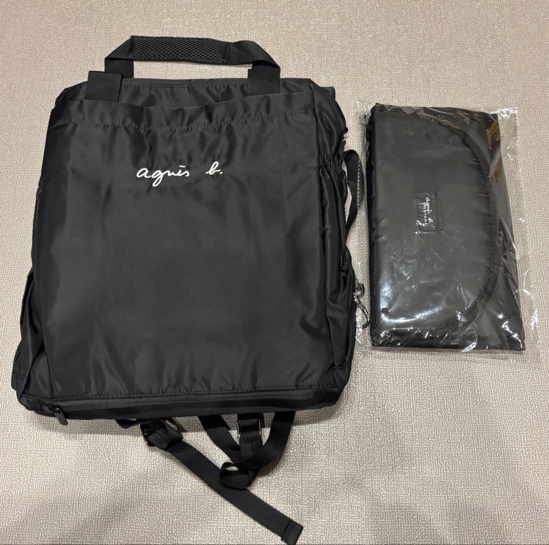 新品未使用 アニエスベー マザーズバッグ リュック トート 2way