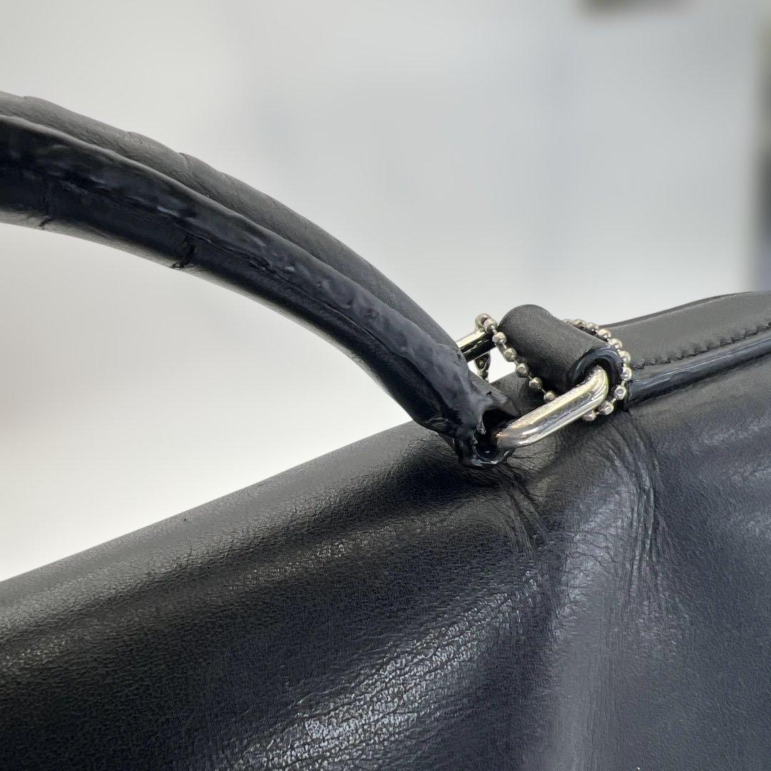 COACH オールドコーチ USA製 グローブレザー 2WAY ショルダー付