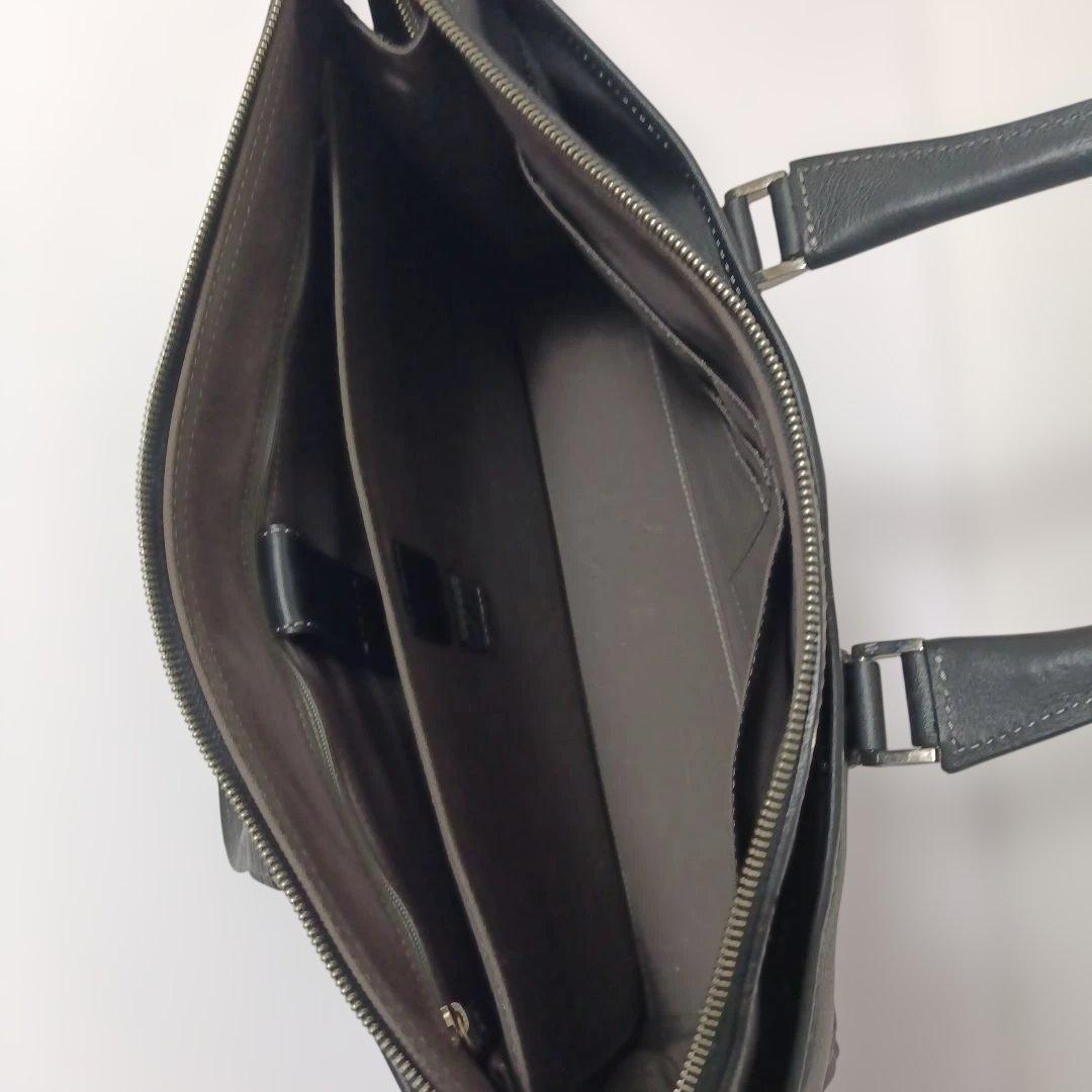 土屋鞄 プロータ 本革レザー ビジネスバッグ ブラック 美品