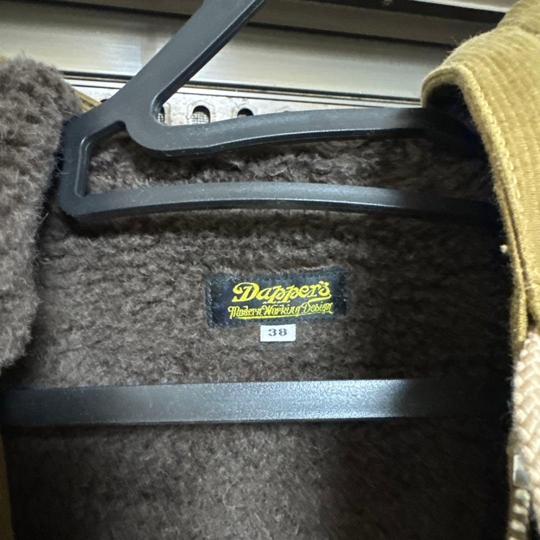 Dapper's カーキ モーターサイクルコートサイズ38