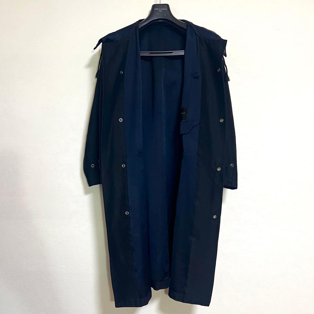 【田中オム】コムデギャルソンオム　フード付綿コート　モッズコート風　AD1998